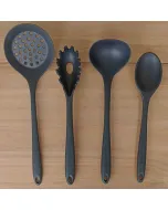 Kit de Utensílios de Silicone - 4 Peças Essenciais para Sua Cozinha!