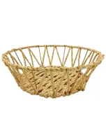 Cesta / cesto Tramado Redondo 25x7cm em Livon..