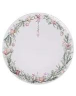 Kit 4 Pratos Rasos Tramontina Casa Natal Noite Feliz em Porcelana Decorada 28 cm