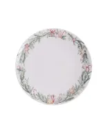 Kit 4 Pratos Sobremesa Tramontina Casa Natal Noite Feliz em Porcelana Decorada 21 cm