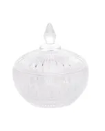 Potiche Decorativo de Cristal Queen 11cm x 12cm - Wolff 28008