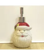 Porta Sabonete Liquido Rosto Papai Noel