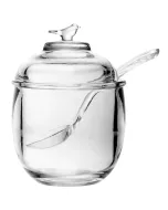 Açucareiro com Colher e Tampa Bird 150ml Cristal Ecológico - Wolff