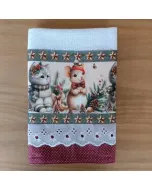 Panos de Copa Coleção Natal Vinho