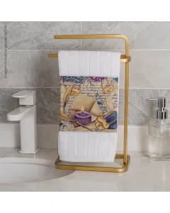 Toalha de Lavabo Cole&ccedil;&atilde;o Perfume - TLPER002