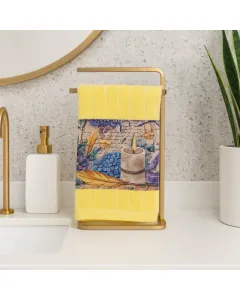 Toalha de Lavabo Cole&ccedil;&atilde;o Perfume - TLPER009