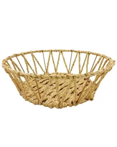 Cesta / cesto Tramado Redondo 25x7cm em Livon..