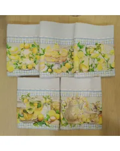 Panos de Prato Limão II - 100% Algodão